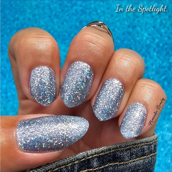 *Retired* Color Street: In the Spotlight | Blue Silver Sheer Winter Fall Spring - Picture 5 of 13